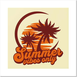 Summer Vibes Only Posters and Art